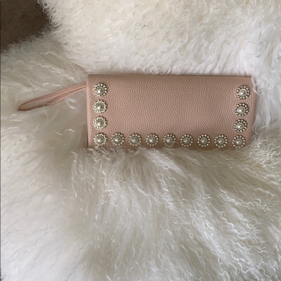 kate spade Handbags - Clutch/Wristlet with Pearls/Crystals